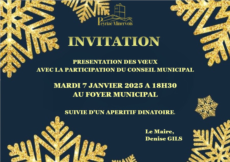 Invitation Voeux